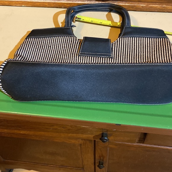 The SAK Bag vintage black and tan woven purse BAGP117 - Picture 8 of 11